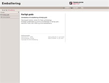 Tablet Screenshot of emballering.dk